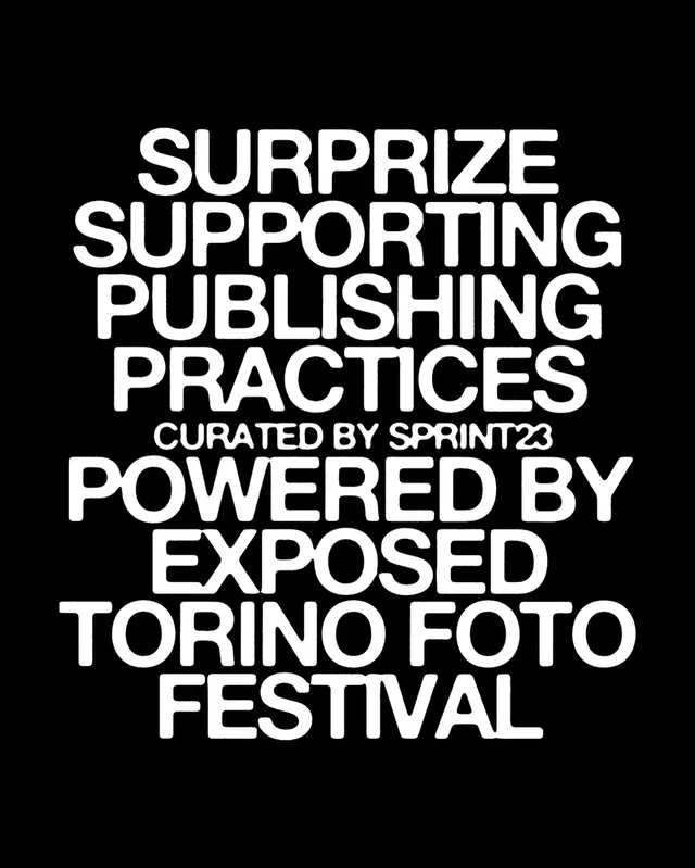 Surprize Supporting Publishing Practices Typography, brutalist, minimal, high-contrast