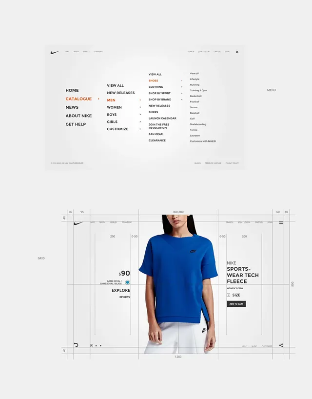 Technical UI Layout and Typography System, technical, swiss, light