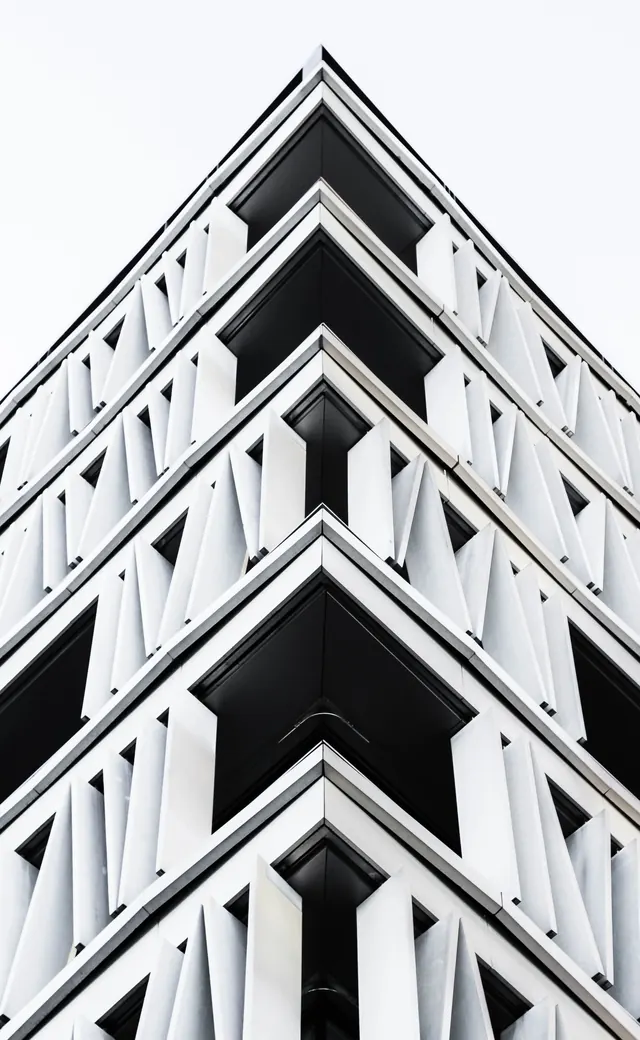 Architectural Geometric Pattern, minimal, geometric, monochrome