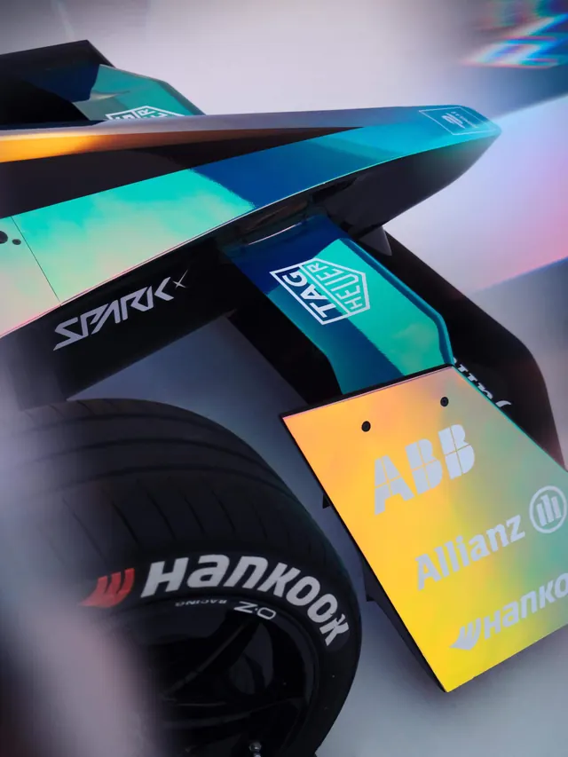 Sportbike Branding and Product Mockup, technical, geometric, vibrant