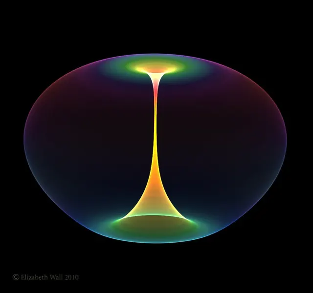 Abstract Gradient Sphere, 3d-render, gradient-heavy, vibrant