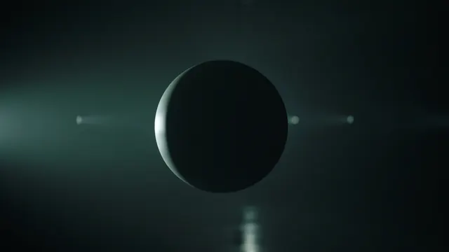 Dark Spherical Abstract Graphic