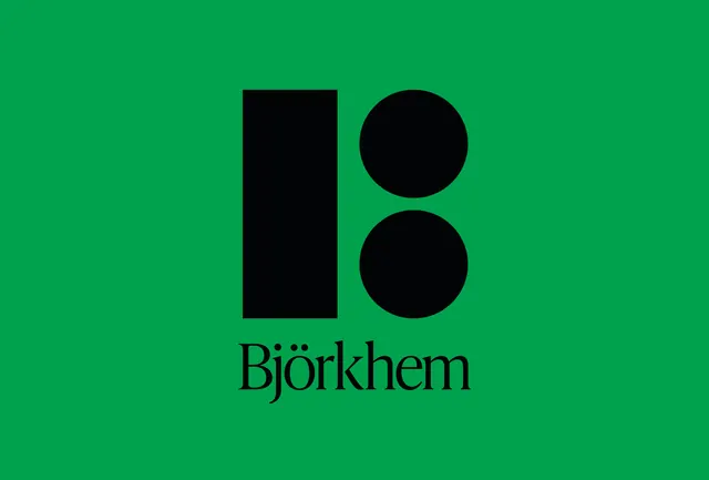 Björkhem Logo Design, minimal, geometric, vibrant