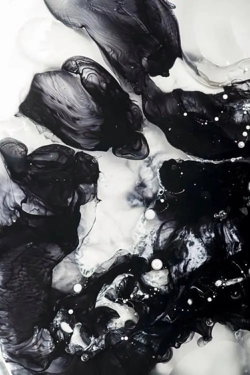 Abstract Ink Texture, organic, abstract, monochrome