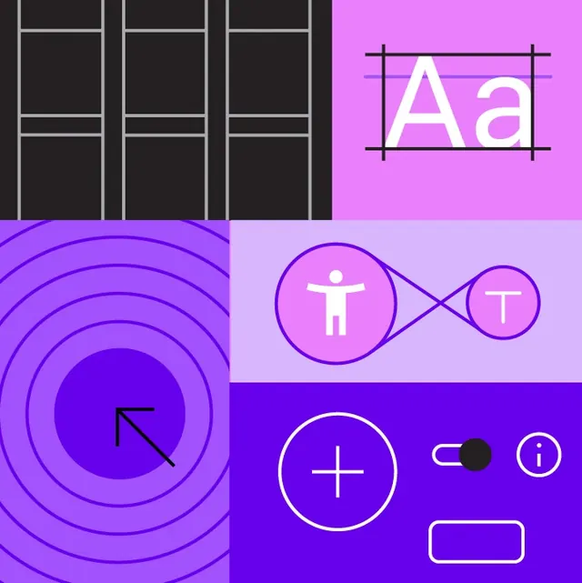 Geometric Branding Elements, minimal, geometric, vibrant