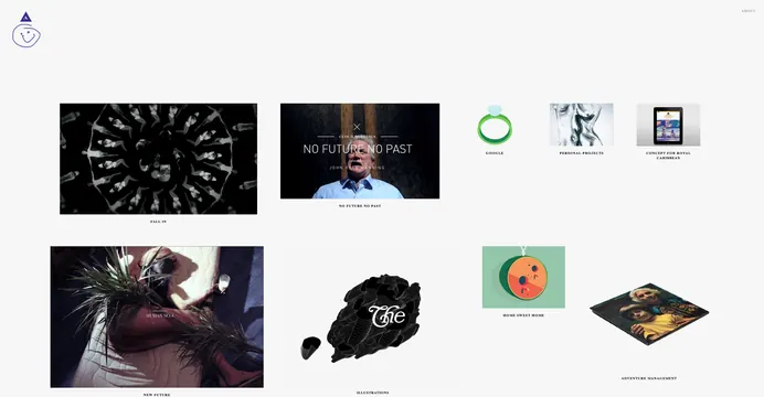 Mixed Media Design Reference Board, minimal, dark-mode, dark
