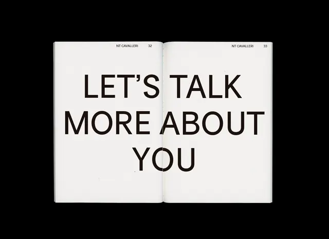 NT Cavalleri typeface specimen spread, minimal, swiss, light