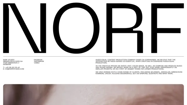 NORF Typography Layout