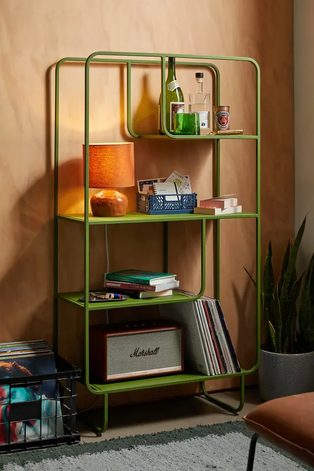 Interior Shelving Display, minimal, organic, warm