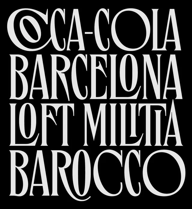 Typography Type Specimen