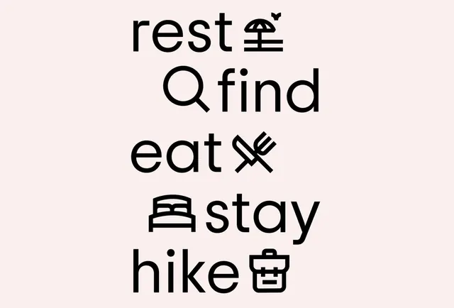 Travel and Lifestyle Iconography, minimal, line-art, monochrome