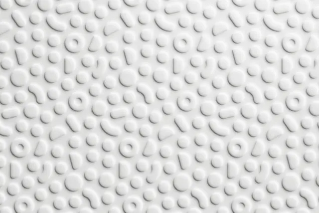White embossed shape pattern, minimal, geometric, light