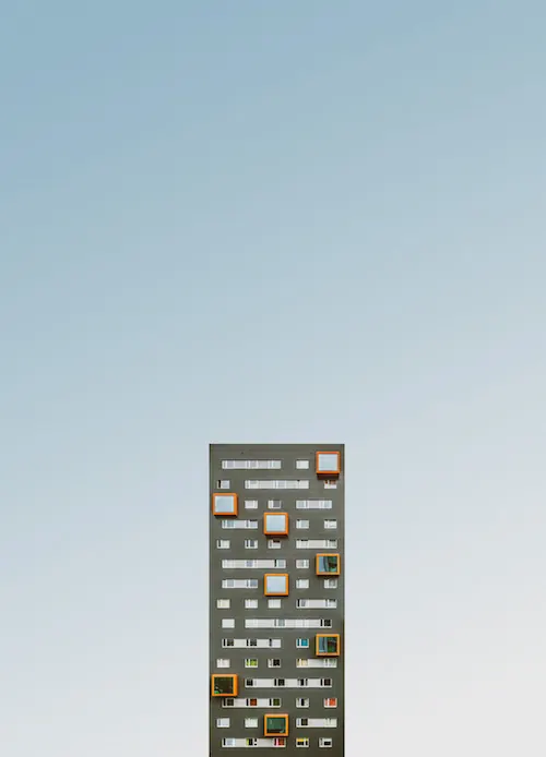 Abstract Architectural Grid, minimal, geometric, light