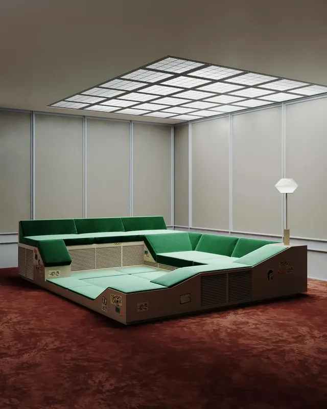 Modern Lounge Interior, luxury, minimal, earthy