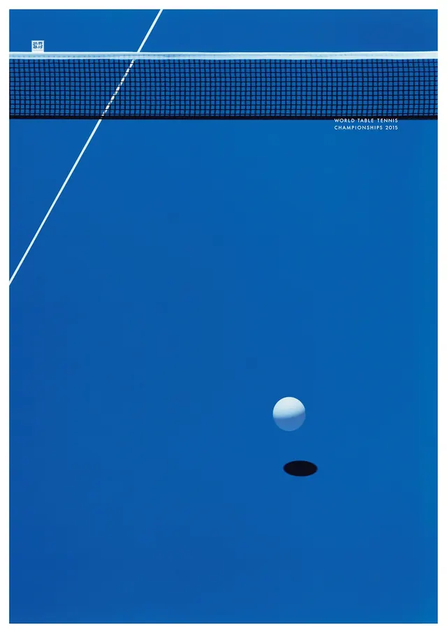 Blue Geometric Abstract Composition, minimal, swiss, monochrome