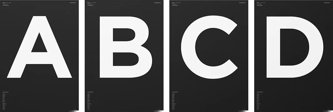 Alphabet Type Specimen