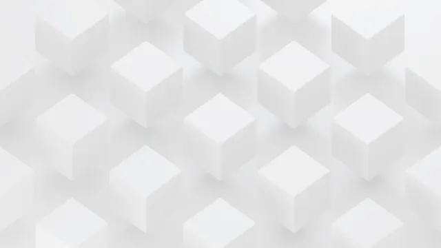 3D White Cube Pattern, 3d-render, minimal, light