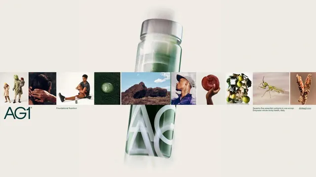 AGI Brand Identity Showcase, minimal, 3d-render, light