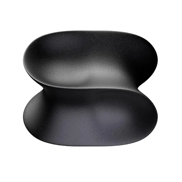 Black Matte Organic Form, minimal, organic, monochrome