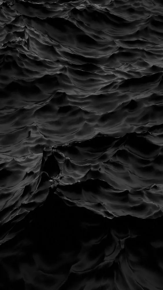 Black Rippled Liquid Texture, abstract, minimal, dark