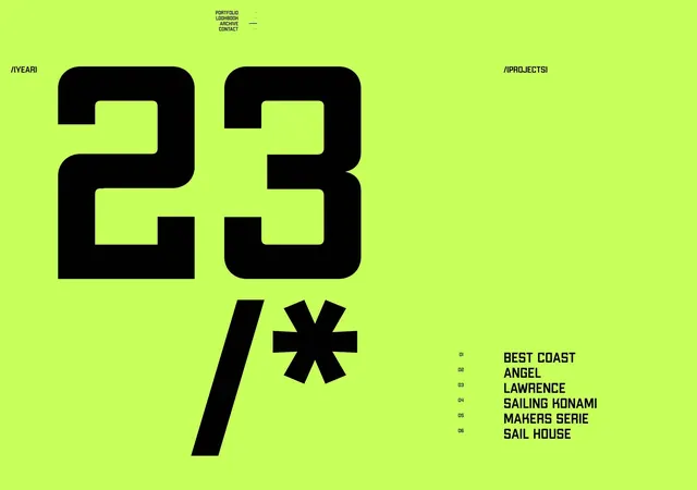 23/* Typography Layout, brutalist, minimal, high-contrast
