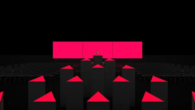 Abstract Geometric Composition, minimal, geometric, high-contrast
