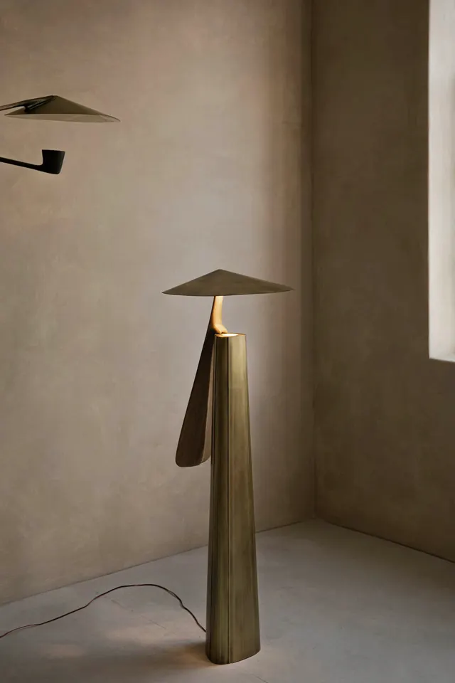 Minimalist Floor Lamp Interior, minimal, organic, warm