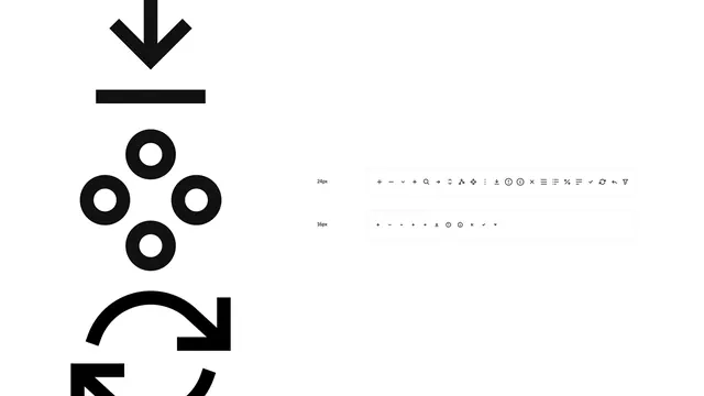Abstract Geometric Line-Art System, minimal, swiss, monochrome