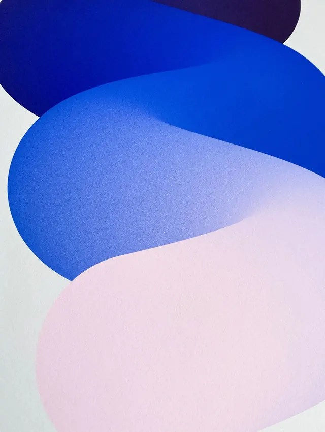 Abstract Gradient Fluid Shapes, gradient-heavy, organic, vibrant