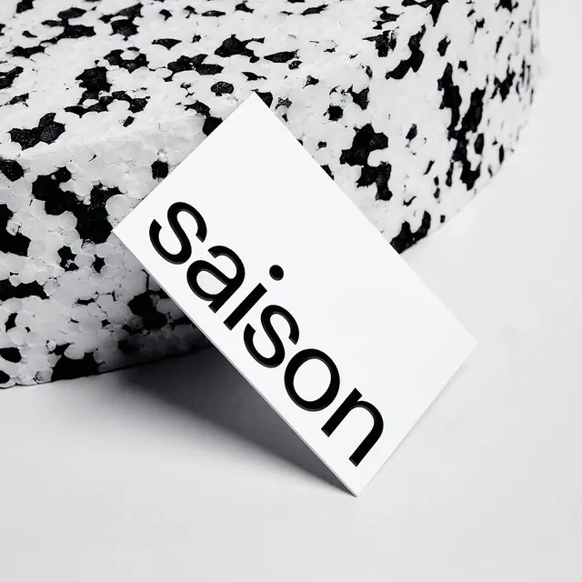 Saison Wordmark Mockup, minimal, swiss, monochrome
