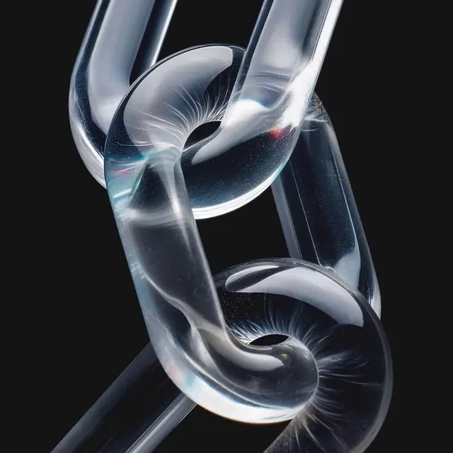 Abstract Glassy Loops, abstract, glassmorphism, dark