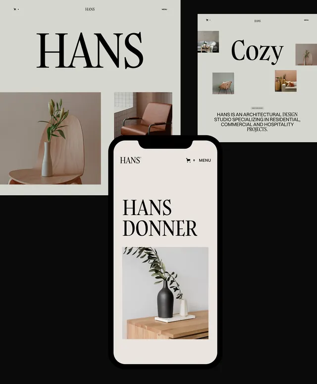 Hans Zimmer Brand Identity, minimal, editorial, light