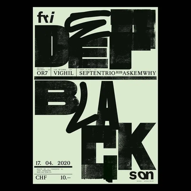 Experimental Typography Poster, brutalist, neo-brutalist, high-contrast