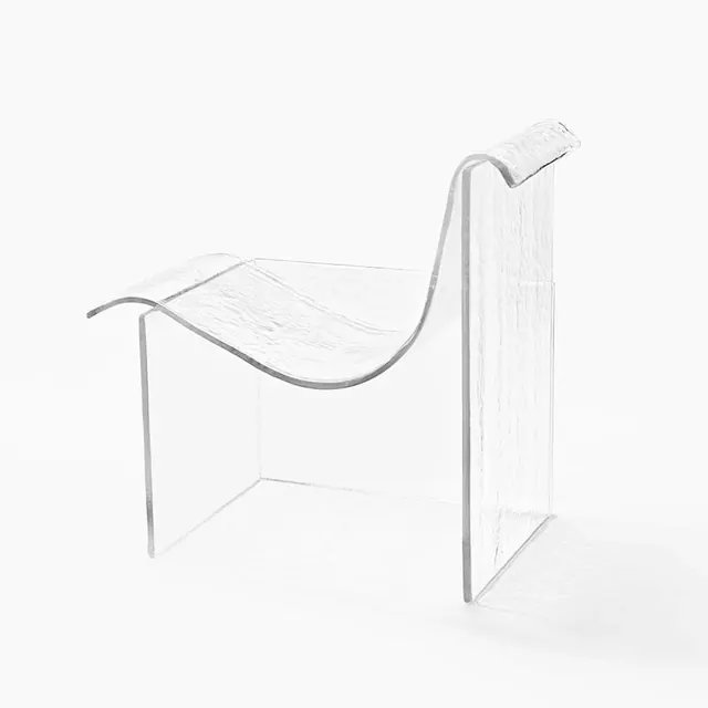 Transparent Acrylic Chair, minimal, geometric, light