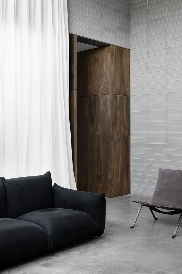Minimalist Interior Space, minimal, monochrome, high-contrast
