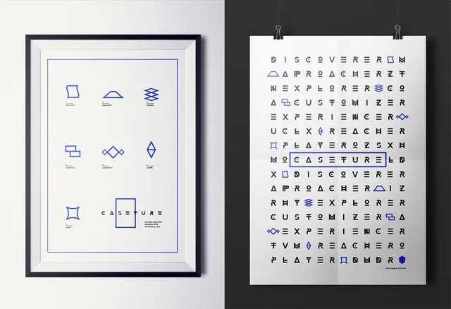 Minimalist Iconography and Typography Layout, minimal, swiss, light