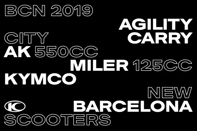 BCN 2019 Scooter Exhibition Typography