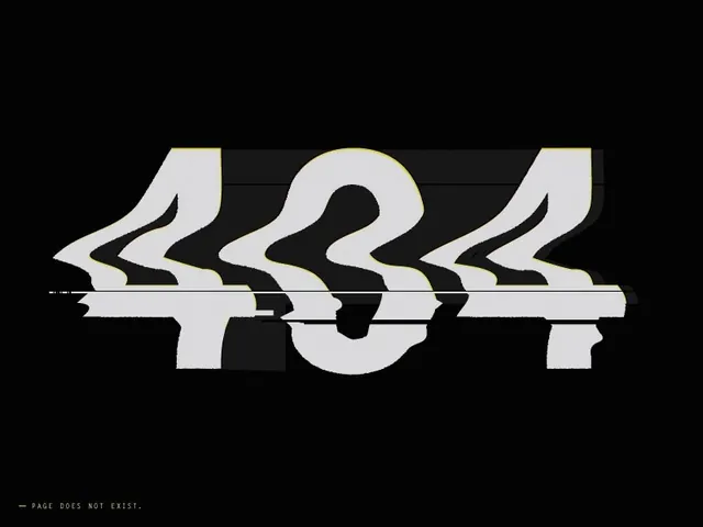 Abstract Number Graphic, brutalist, geometric, high-contrast