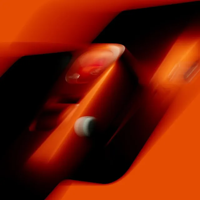 Abstract Orange Motion Study, gradient-heavy, abstract, vibrant