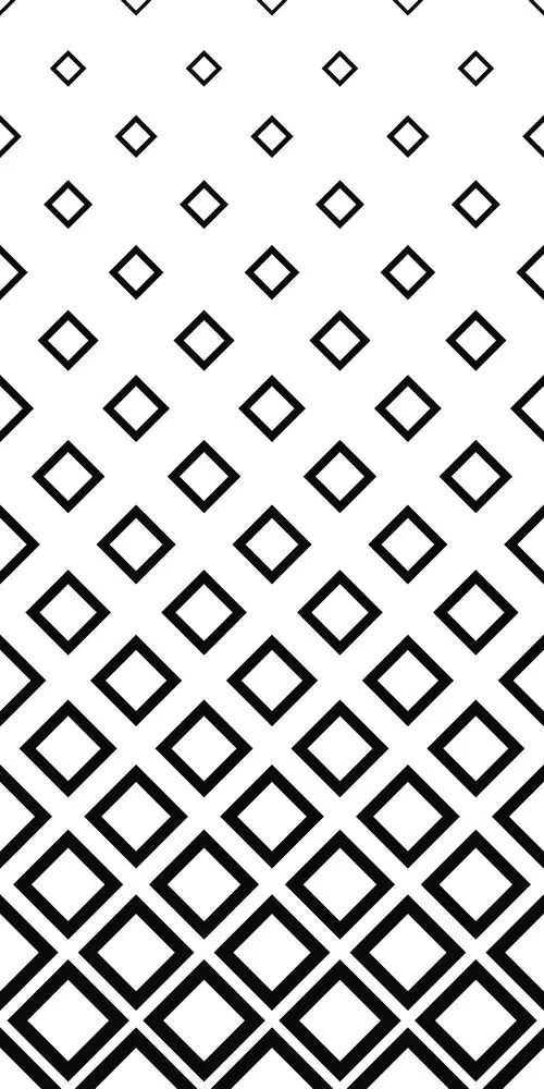 Geometric Diamond Pattern, minimal, geometric, monochrome