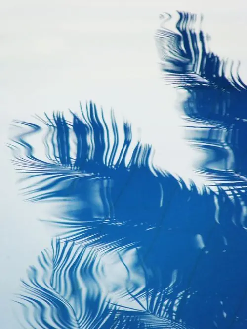 Abstract Blue Water Ripple