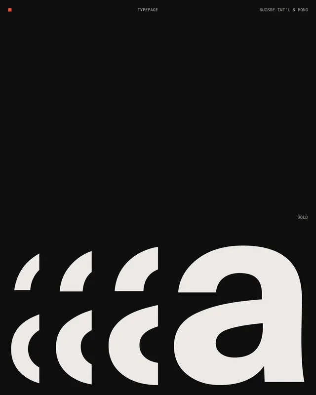 Typography and Logo Composition, minimal, swiss, monochrome