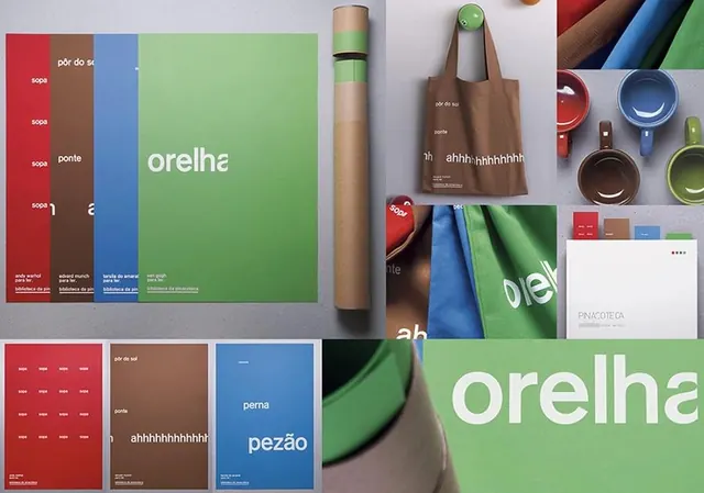 Orhelh Brand Identity System, minimal, swiss, vibrant