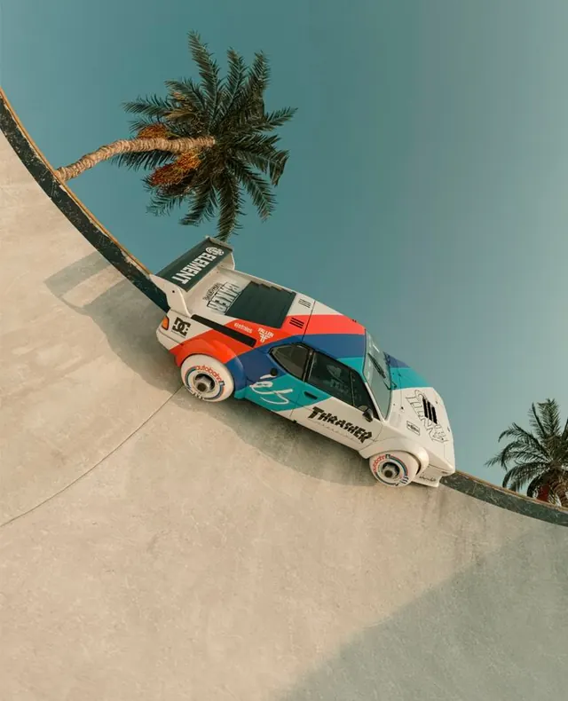 Tropical Beach Vehicle Mockup