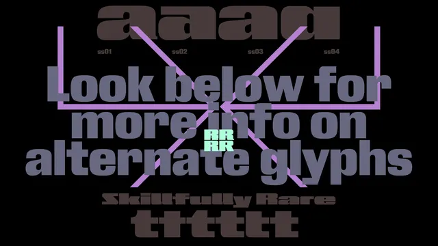 Typography Type Specimen