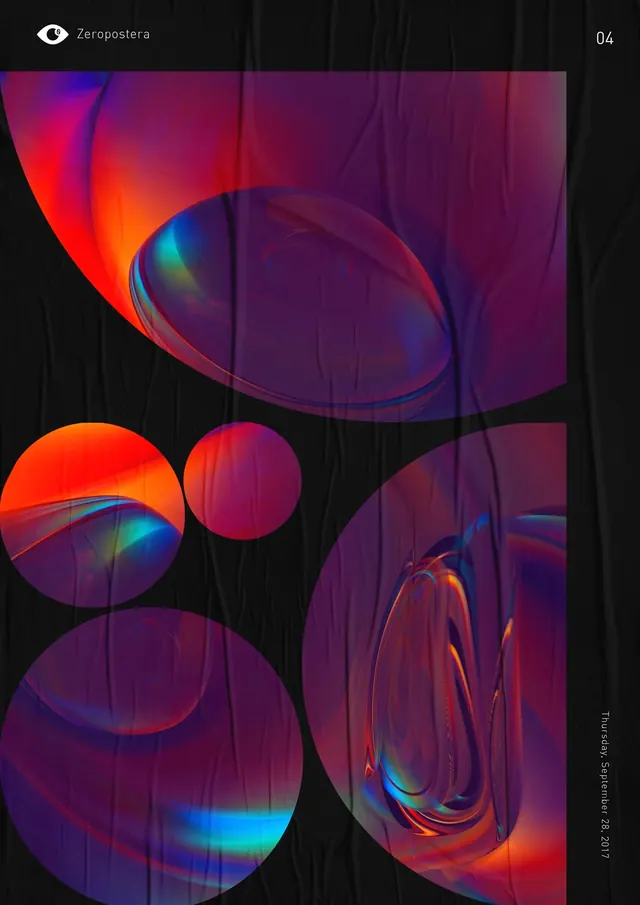 Abstract Fluid Gradient Composition, gradient-heavy, abstract, vibrant