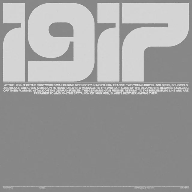 1917 Typography Layout