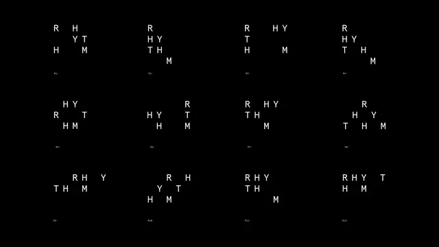 Abstract Typographic Grid, minimal, swiss, monochrome