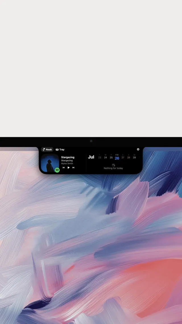 Abstract Fluid Gradient UI, gradient-heavy, glassmorphism, vibrant