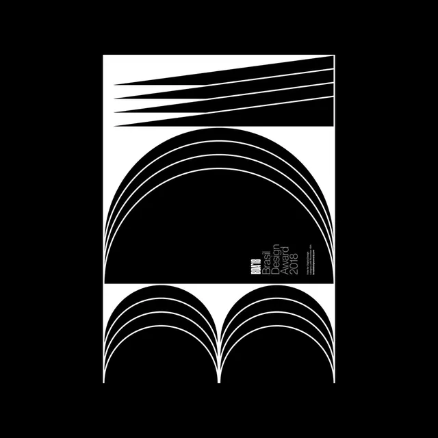 Abstract Geometric Line Art, minimal, swiss, monochrome